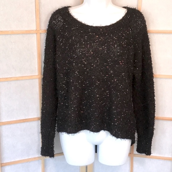 Sparkly Eyelash Confetti MetallicThreads Sweater - Picture 4 of 11